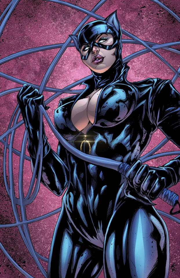 Catwoman / Hunter Kaase line art (colored by Daniel Rodrigues / @daniel.colorist)