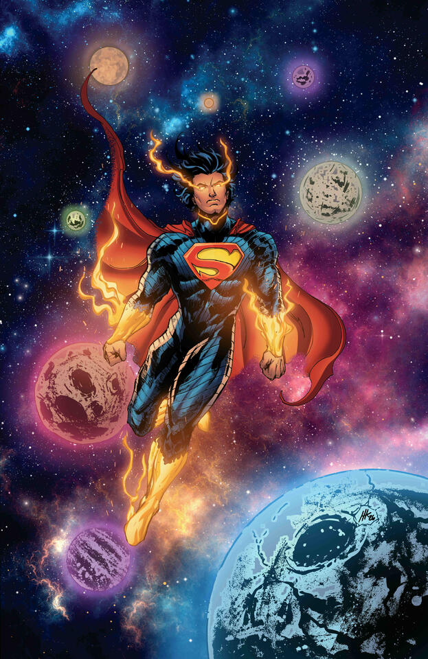 Absolute Superman / Hunter Kaase line art (colored by Daniel Rodrigues / @daniel.colorist)